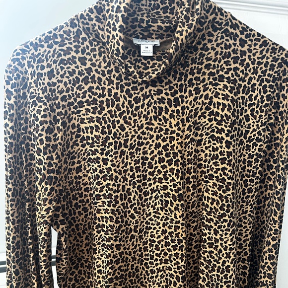 Leopard turtleneck J Crew - Picture 1 of 2